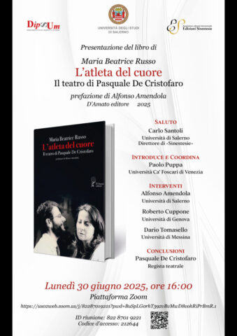 Presentazione del libro di Maria Beatrice Russo - L'atleta del cuore, Il teatro di Pasquale De Cristofaro